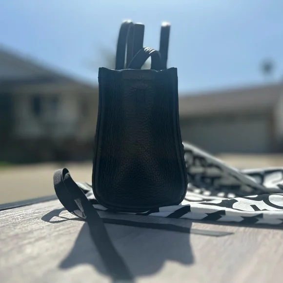 Micro Mini Marc Jacobs Black Leather Tote Bag - Picture 3 of 4